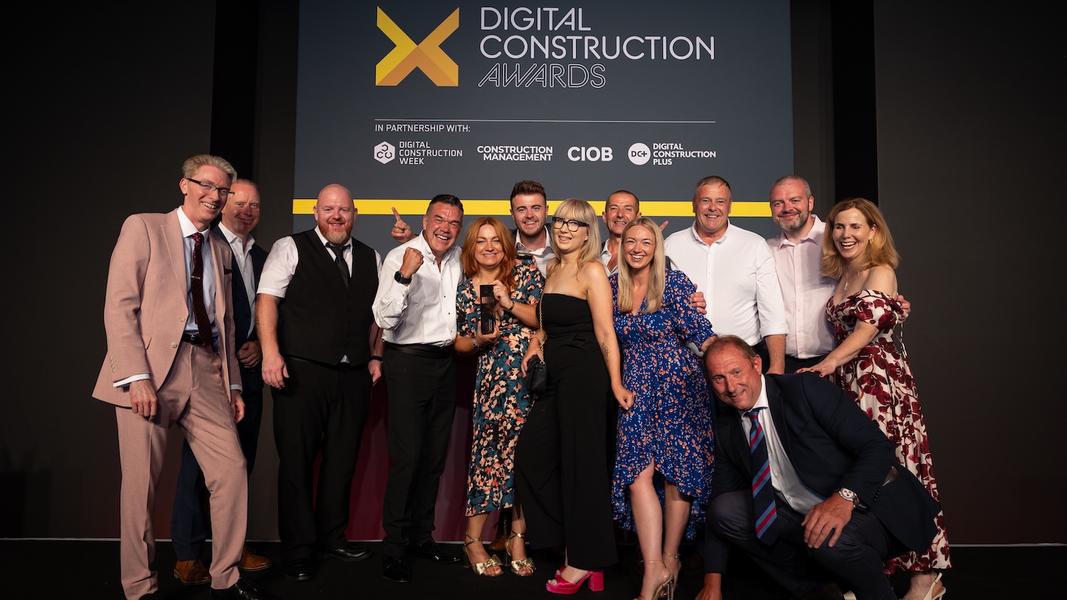 Alconex Digital Contractor - Alconex winning Digital Contractor of the Year at the Digital Construction Awards 2025