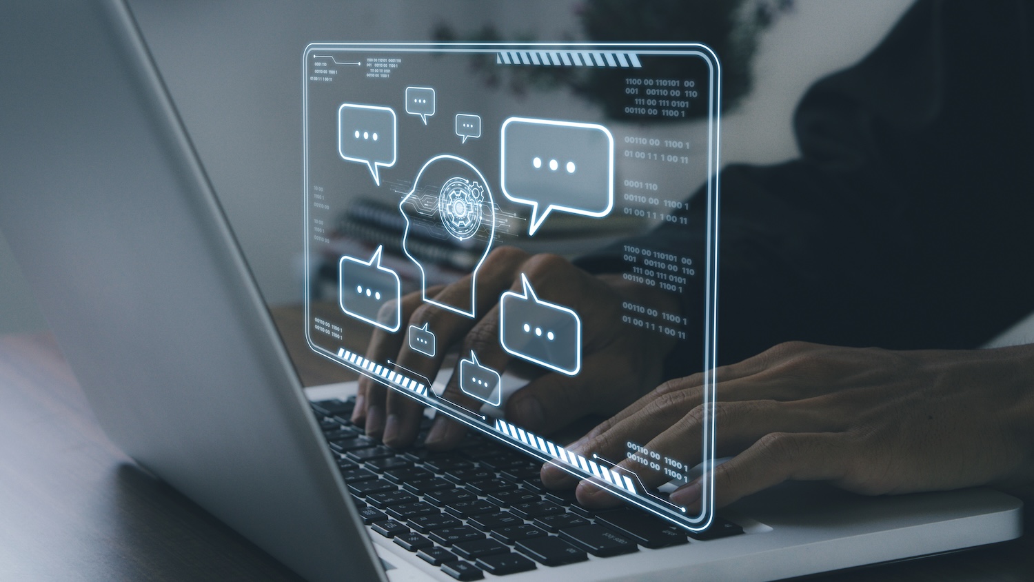 abstract image for Dr Stephen Hamil opinion on AI in construction