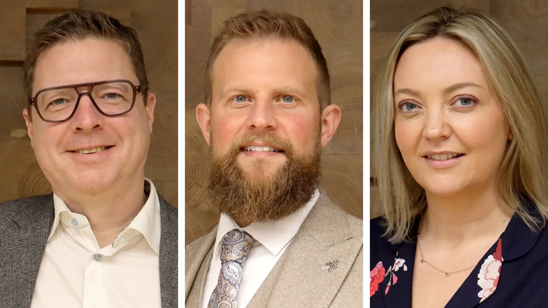 Digital and data leadership (left to right): Ron Chambers, Nick Barnes, and Hannah McIlroy.