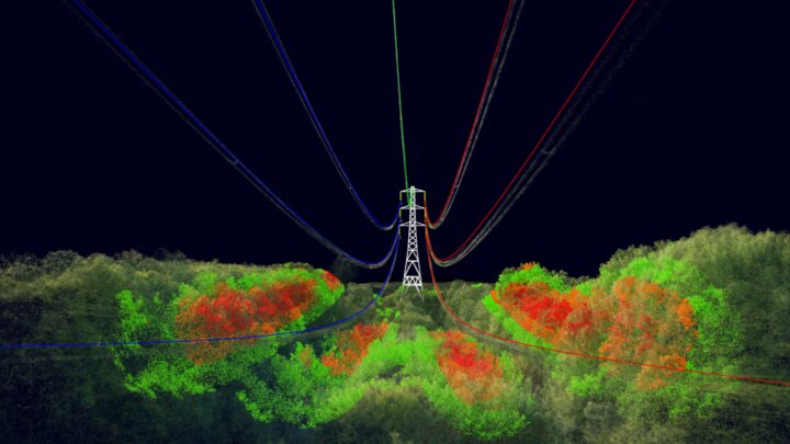 3D visualisations enabled the team to target only those areas requiring vegetation management attention. Image: Sensat.