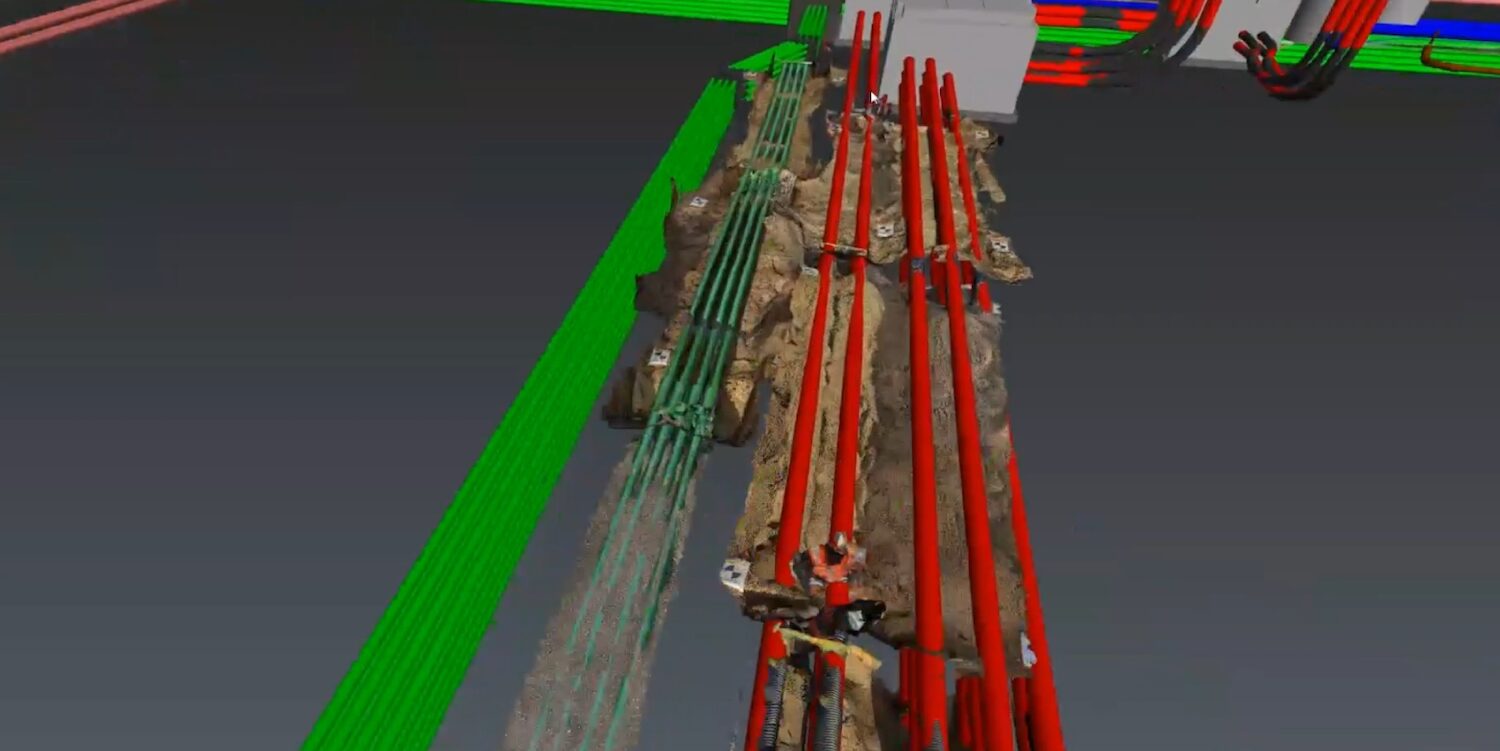  The new digital process has lowered utility strike risk in Laing O’Rourke’s projects. Image: Laing O'Rourke.