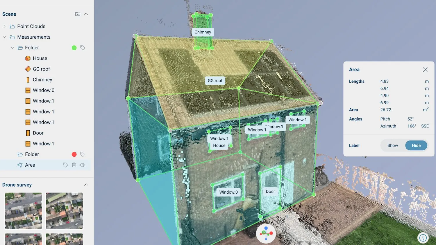 The Planarific AI tool, which converts imagery into accurate 3D building models, has secured a place on the fifth Social Housing Emerging Disruptors framework. Image: Planarific.