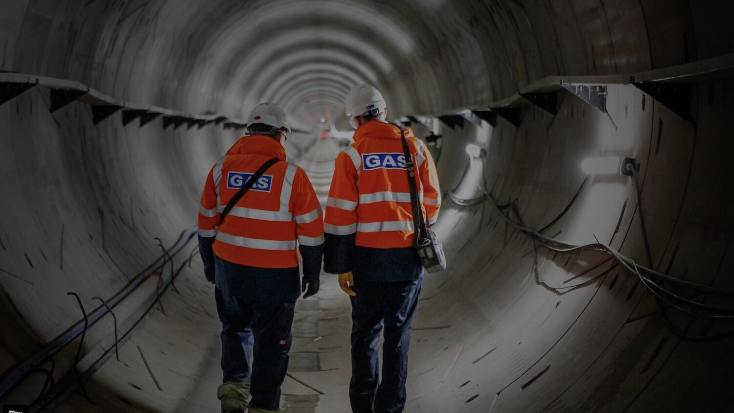 Information Management Best Practice 2026 National Gas engineers in a tunnel. Image: National Gas.