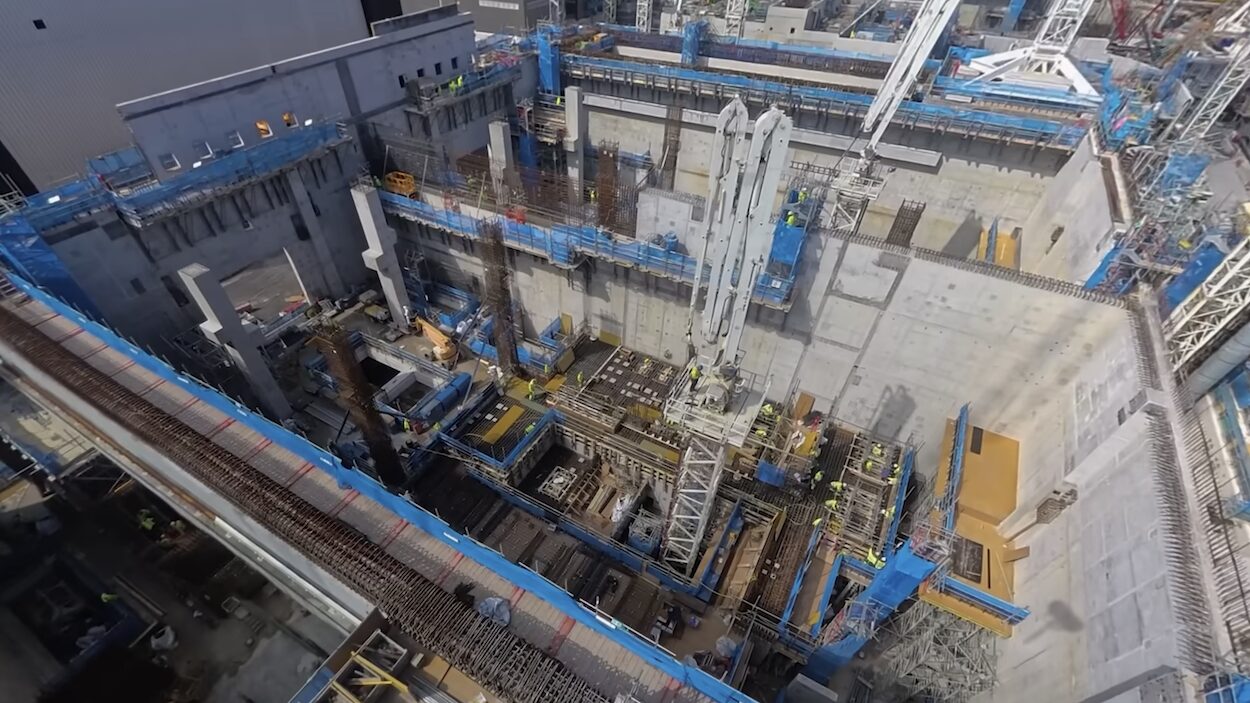 The Unit 1 Pump House at Hinkley Point C. Image: EDF.