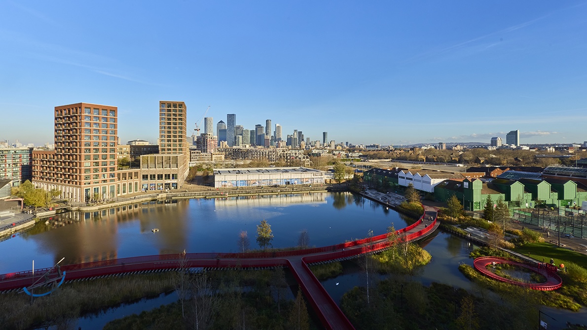 A view of the Founding, part of British Land's regeneration mega-project in south-east London, the Canada Water Masterplan. Image: Canada Water Masterplan.