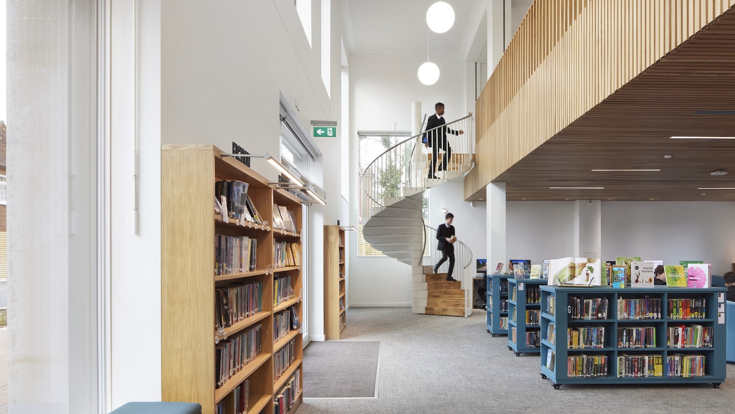 The Raymond Chandler Library at Dulwich College. Image: Jack Hobhouse.