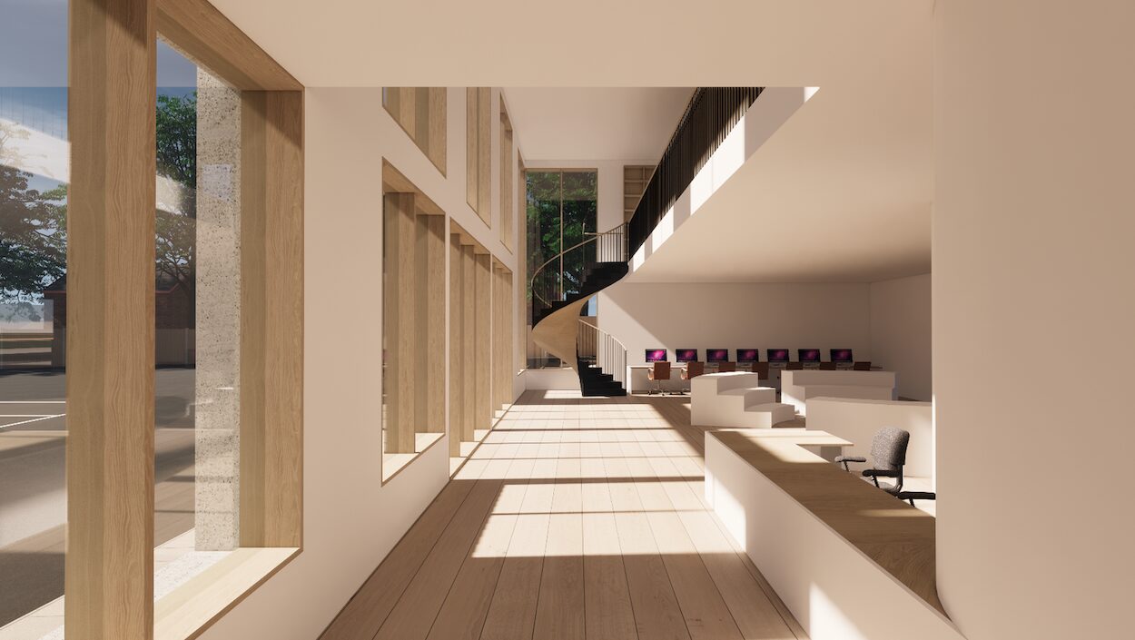 How library appeared in VR.