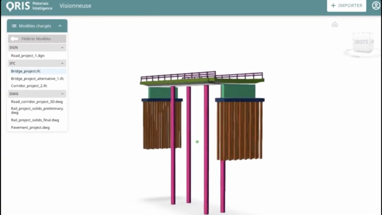 Screenshot of ORIS Materials Intelligence platform in action. Image: ORIS Materials Intelligence.