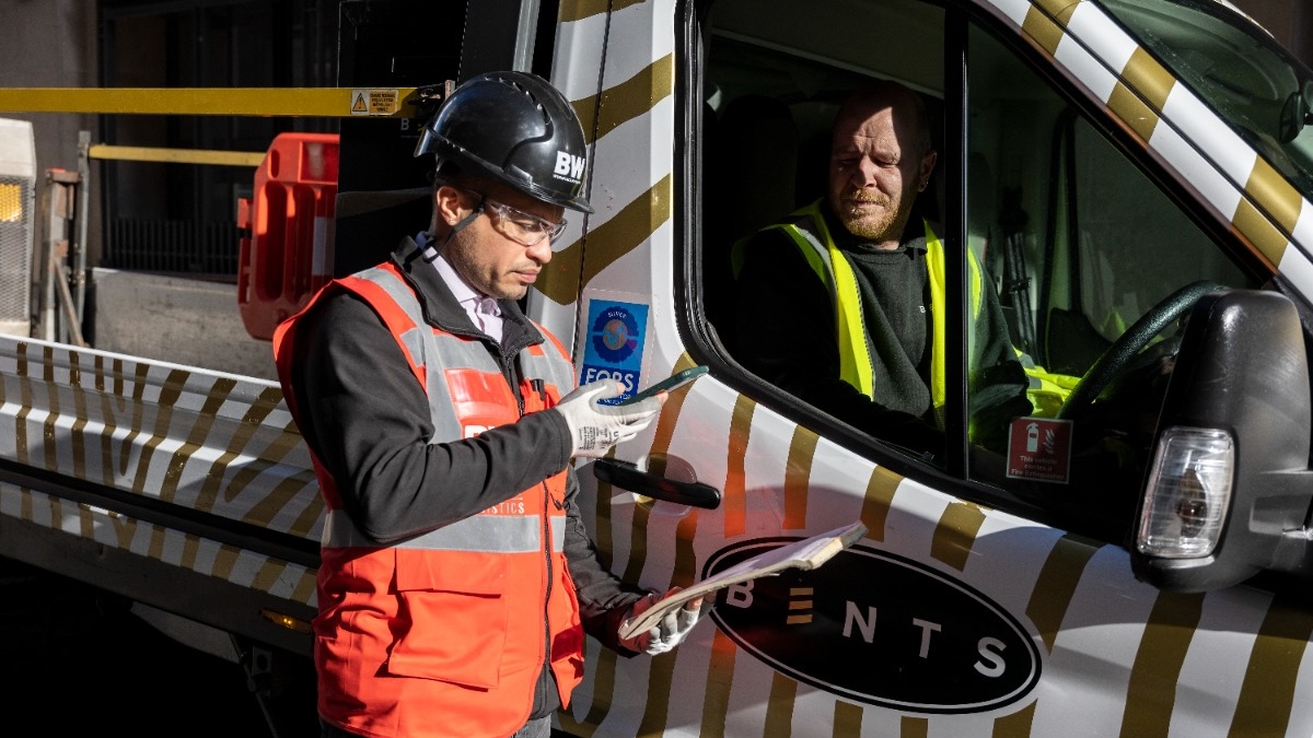 BW has digitised site deliveries with the Qflow platform. Image: Qflow