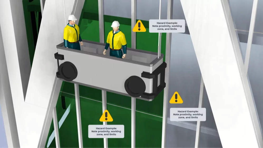 Health and safety risk assessment. Image: Freeform