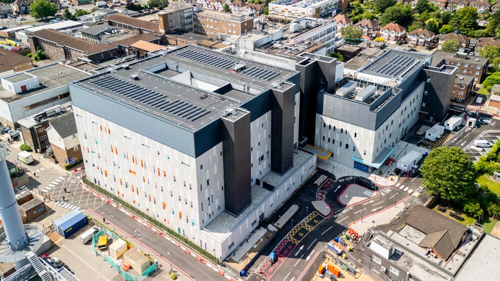 The Luton and Dunstable hospital that Perega worked on. Image: Alan Bennett, Media Imaging Solutions