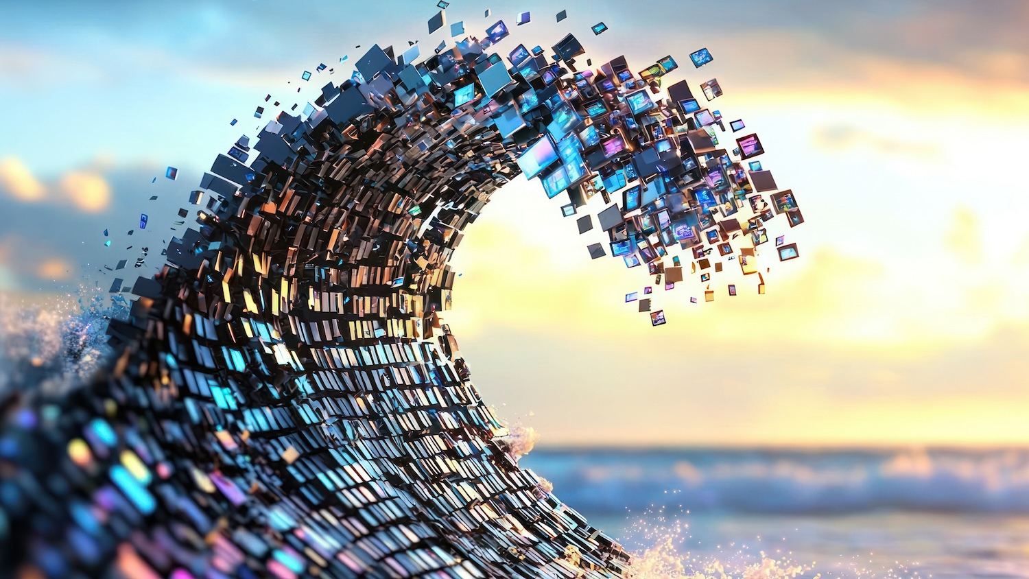 Tidal wave of technology. Image: 361299450 © Dusit Chomdao | Dreamstime.com