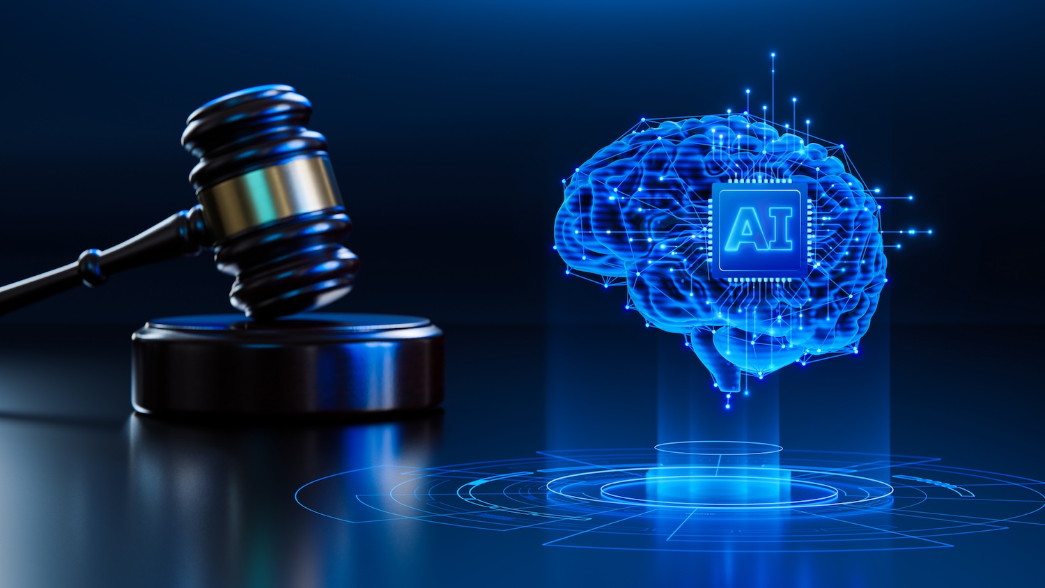Abstract image for construction law and the use of AI. Image: 349038286 © Alexandersikov | Dreamstime.com
