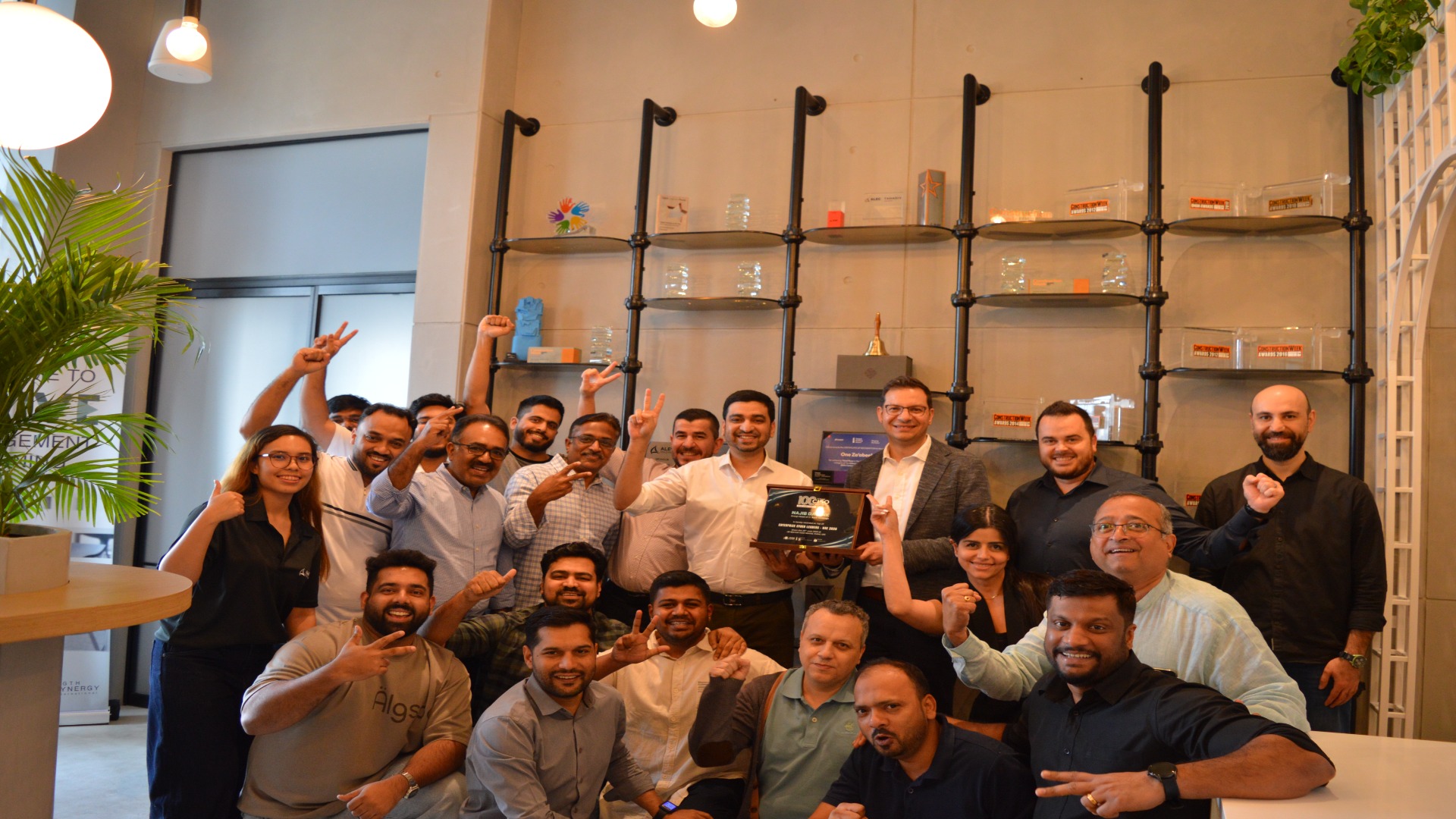 Last month, ALEC Holding’s IT team was recognised with the Top 20 Cybersecurity & Transformation Award at the 100 CISO Summit & Awards UAE 2026. Image: ALEC Holdings.