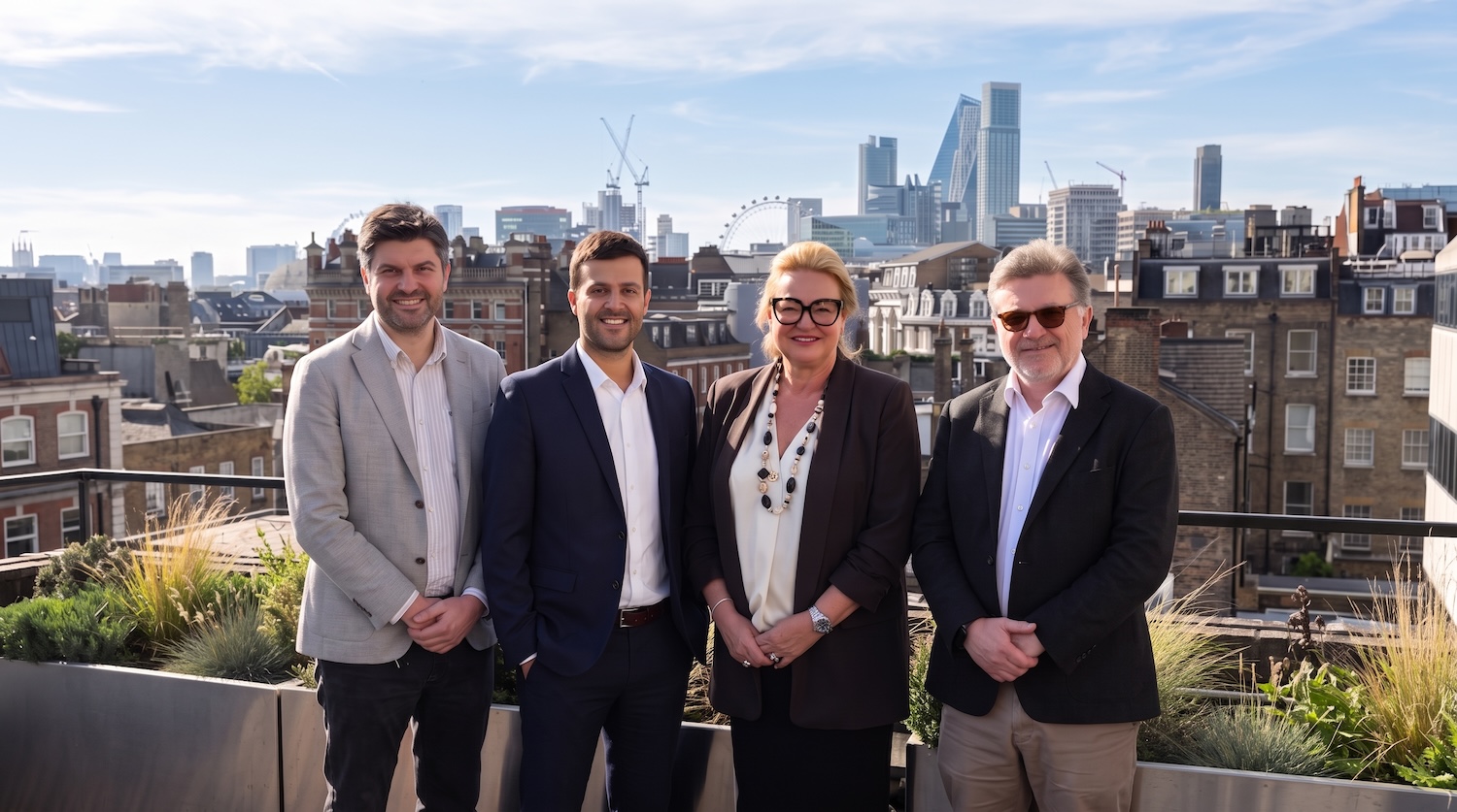 Glider and Virtual Helpdesk partnership, left to right: Chris Wiles, CTO, Virtual Helpdesk; Nick Hutchinson, founder and managing partner, Glider Technology; Jayne Archbold, CEO, Glider Technology; and Rob Nicoll, director, Virtual Helpdesk. Image: Glider