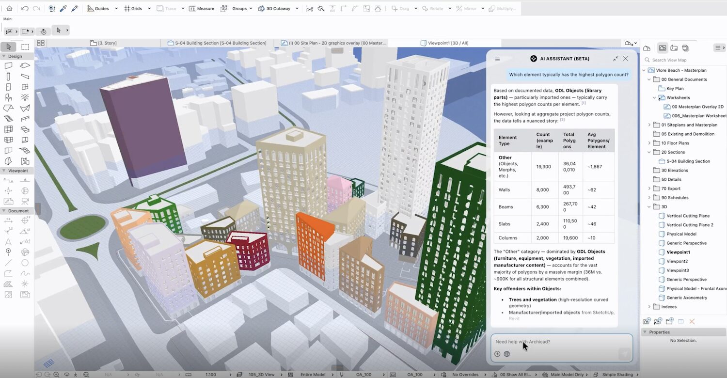 Archicad AI Assistant image. Image: Archicad
